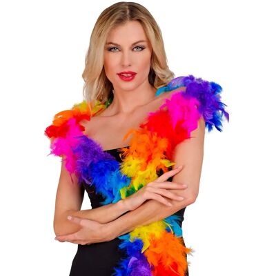 Joyce Regenboog Veer Boa - Kostuumaccessoire Joyce Regenboog Veer Boa - Kostuumaccessoire