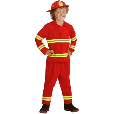 Feuerwehrkostüm für Kinder - Brandwehranzug für Kinder 5-7 Jahre Feuerwehrkostüm für Kinder - Brandwehranzug für Kinder 5-7 Jahre