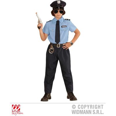 Costume da Poliziotto WIDMANN - Bambini 11-13 Anni - Grande Costume da Poliziotto WIDMANN - Bambini 11-13 Anni - Grande