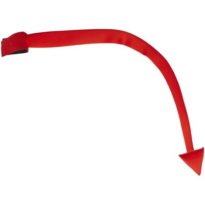 Widmann Coda da Diavolo - Devil Tail 88cm Flexible Red Costume Accessory Widmann Coda da Diavolo - Devil Tail 88cm Flexible Red Costume Accessory