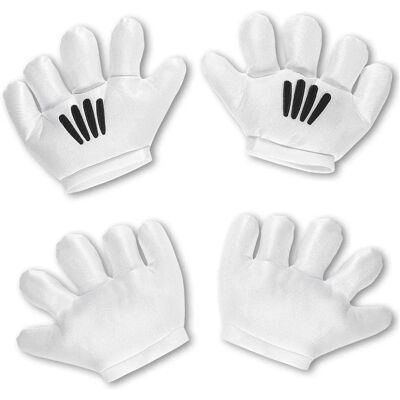 Micky Maus Jumbo Cartoon Handschuhe - Kostümzubehör Micky Maus Jumbo Cartoon Handschuhe - Kostümzubehör