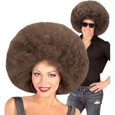 Perücke Afro Widmann brun café - Perücke Perücke Afro Widmann brun café - Perücke