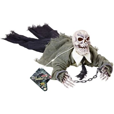 JADEO Bright animated skeleton decoration - Halloween skeleton decor JADEO Bright animated skeleton decoration - Halloween skeleton decor