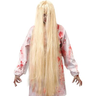 Horrorowa długa peruka zombie od Widmann - Akcesorium Horrorowa długa peruka zombie od Widmann - Akcesorium