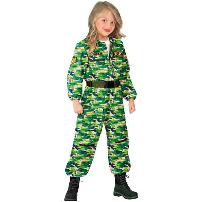 Costume da pilota di caccia per bambine - Carnevale e Halloween Costume da pilota di caccia per bambine - Carnevale e Halloween