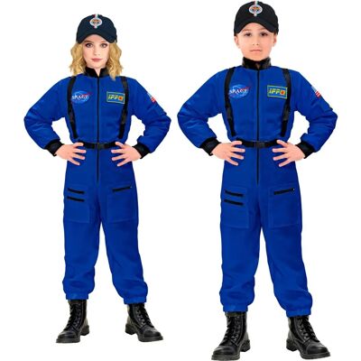 Costume da astronauta blu Widmann per bambini - Modello 116 - Unisex Costume da astronauta blu Widmann per bambini - Modello 116 - Unisex
