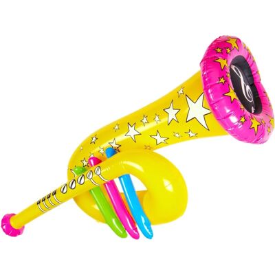 Widmann Gul Fyllbar clown-trumpet - Leksak Widmann Gul Fyllbar clown-trumpet - Leksak