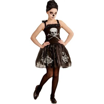 Sukienka tutu szkieleta Widmann dla dziewczynek - 128 cm Kostium Sukienka tutu szkieleta Widmann dla dziewczynek - 128 cm Kostium