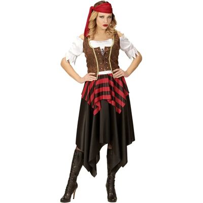 Déguisement de Pirate Widmann Marcella - S noir-blanc-brun - Costume de pirate Déguisement de Pirate Widmann Marcella - S noir-blanc-brun - Costume de pirate