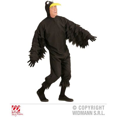 WIDMANN 05643 Black Crow Costume - Costumes WIDMANN 05643 Black Crow Costume - Costumes