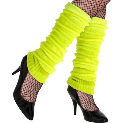 Marque Modèle Gants de Jambe Jaune Néon - Gants de Jambe Marque Modèle Gants de Jambe Jaune Néon - Gants de Jambe