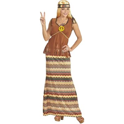 Widmann Donna Hippie - Top Gilet Gonna Fascia Pace - Costumes Widmann Donna Hippie - Top Gilet Gonna Fascia Pace - Costumes