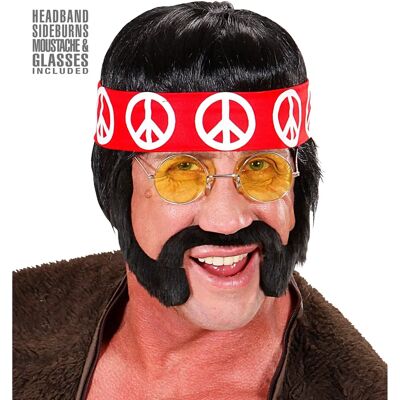 Ogólna Marka Model - Peruka Hippie - Kostiumy i Akcesoria Ogólna Marka Model - Peruka Hippie - Kostiumy i Akcesoria