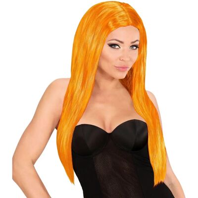 e-Carnavalskleding.nl Parrucca arancione con capelli lunghi lisci e-Carnavalskleding.nl Parrucca arancione con capelli lunghi lisci