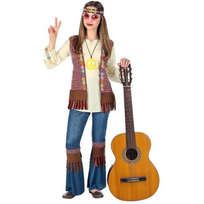 WIDMANN Kostüm - Hippie Love & Peace - Bunt WIDMANN Kostüm - Hippie Love & Peace - Bunt