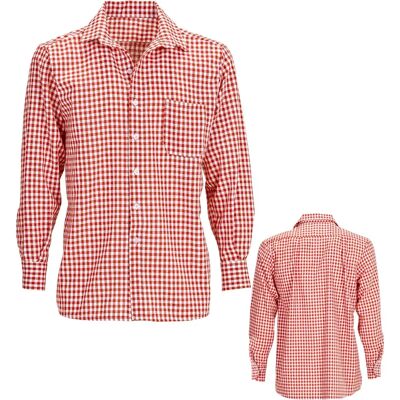 Chemise à Carreaux Rouges et Blancs Widmann XL - Chemisier - Publicité Chemise à Carreaux Rouges et Blancs Widmann XL - Chemisier - Publicité