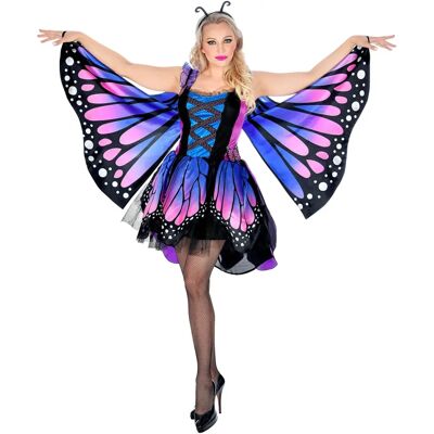 Buttinette Butterfly Costume - Purple/Blue - L - Costumes Buttinette Butterfly Costume - Purple/Blue - L - Costumes