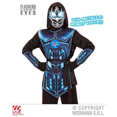 Widmann 07917 Giocattolo Interattivo - Costume di Ninja Cibernetico per Bambini Widmann 07917 Giocattolo Interattivo - Costume di Ninja Cibernetico per Bambini