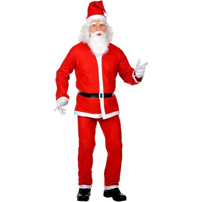 Costume di Babbo Natale Widmann con barba - Taglia S Costume di Babbo Natale Widmann con barba - Taglia S