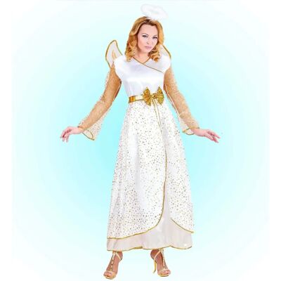 Costume da Angelo Dorato WIDMANN con Aureola - Abito Costume da Angelo Dorato WIDMANN con Aureola - Abito