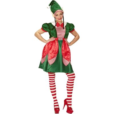 Costume da elfo aiutante di Babbo Natale S - Costume Costume da elfo aiutante di Babbo Natale S - Costume