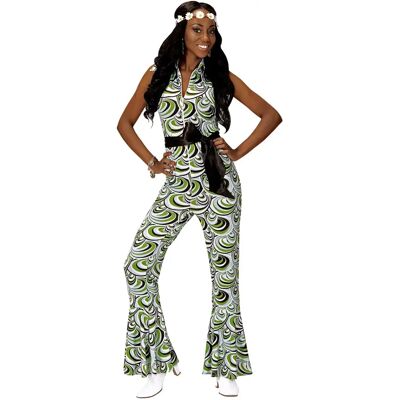 Combinaison Disco des Années 70 - Costume Femmes Widmann Combinaison Disco des Années 70 - Costume Femmes Widmann