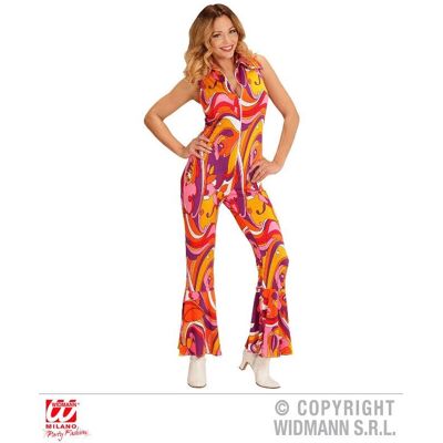 Widmann 08941 Vibrant 70s Jumpsuit - Costume Widmann 08941 Vibrant 70s Jumpsuit - Costume