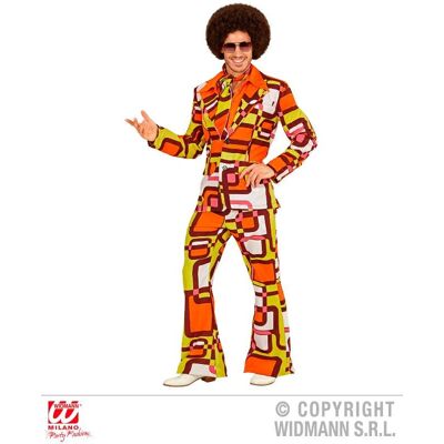 Widmann 08961 Bunt 70s Fancy Dress - Fancy Dress Widmann 08961 Bunt 70s Fancy Dress - Fancy Dress