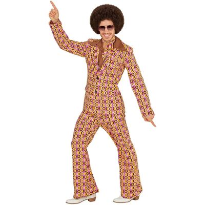 Widmann 70s Disco Costume Jacket Pants M - Men Widmann 70s Disco Costume Jacket Pants M - Men