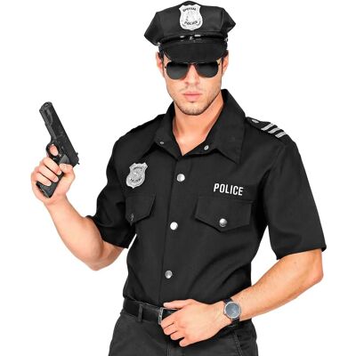 Marca XXL Camicia di polizia - Camicia Marca XXL Camicia di polizia - Camicia