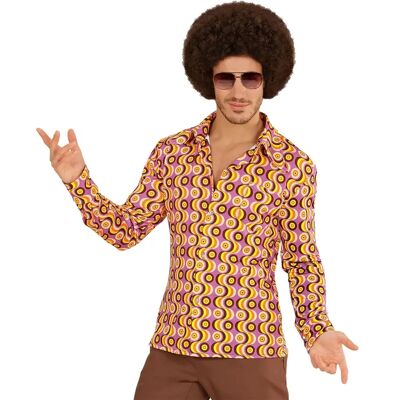 Widmann 70s Disco Shirt Johnny - Disco Shirt Retro 70s Widmann 70s Disco Shirt Johnny - Disco Shirt Retro 70s