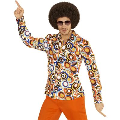 My Other Me Groovy Bubbles 70s Men's Shirt S/M - Men's Shirt My Other Me Groovy Bubbles 70s Men's Shirt S/M - Men's Shirt