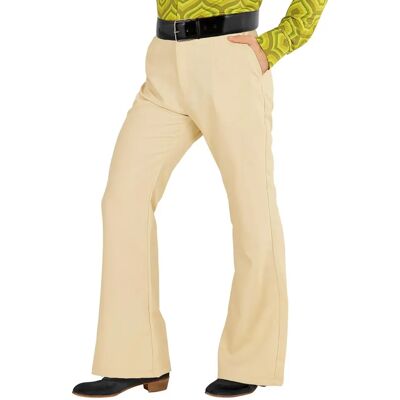 e-Carnavalskleding.nl Beige Disco Pants S-M - Disco trousers e-Carnavalskleding.nl Beige Disco Pants S-M - Disco trousers