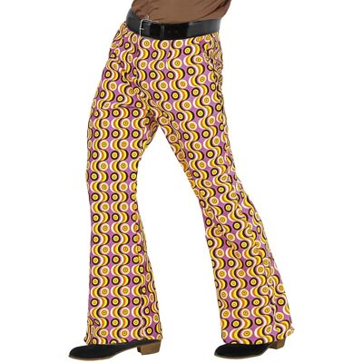 Buttinette 70s Disco Broek - Multicolore - Broek Buttinette 70s Disco Broek - Multicolore - Broek