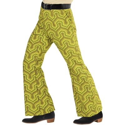 Widmann Multikleurige Herenbroek 70s Stijl - Broek Widmann Multikleurige Herenbroek 70s Stijl - Broek