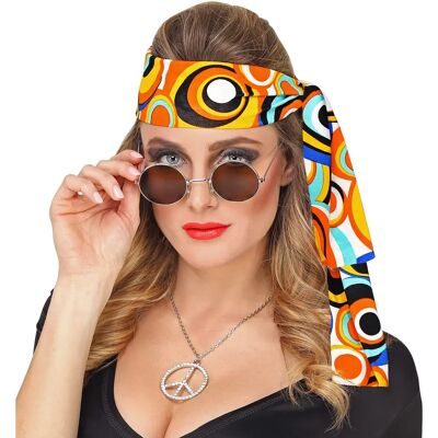 Faixa hippie com miçangas coloridas - headband Faixa hippie com miçangas coloridas - headband