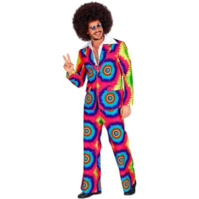 Costume Groovy des Années 70 - Tie Dye Widmann Costume Groovy des Années 70 - Tie Dye Widmann
