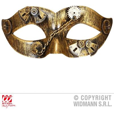 WIDMANN 09646 Złota maska steampunk - Kostium WIDMANN 09646 Złota maska steampunk - Kostium