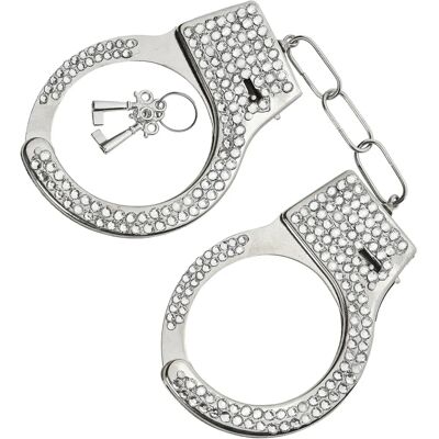 Widmann Handschellen Polizei Glitzer Steine - Für Rollenspiele Widmann Handschellen Polizei Glitzer Steine - Für Rollenspiele