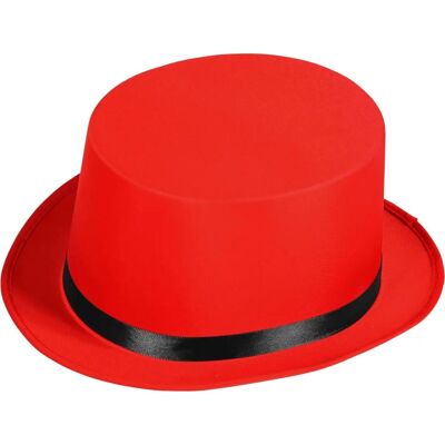 Märke Modell - Unisex Röd Hatt med Svart Band Märke Modell - Unisex Röd Hatt med Svart Band
