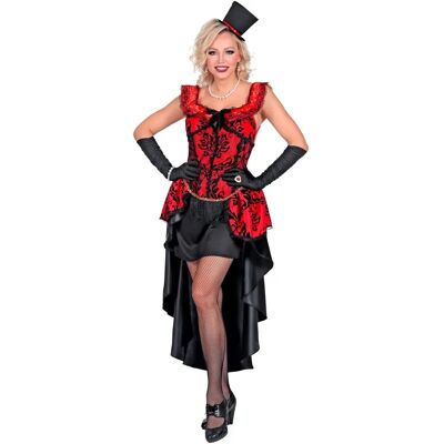 Marca Sconosciuta Costume burlesque XL Rosso e nero - Costumi Marca Sconosciuta Costume burlesque XL Rosso e nero - Costumi