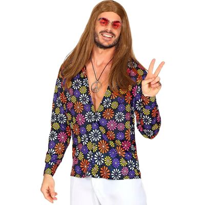 Finidi XXL Retro Bloemenhemden - 70s Stijl Finidi XXL Retro Bloemenhemden - 70s Stijl