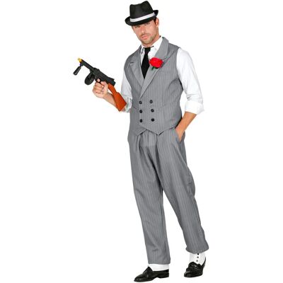 Unknown Model - Gray Gangster Costume for Men Unknown Model - Gray Gangster Costume for Men