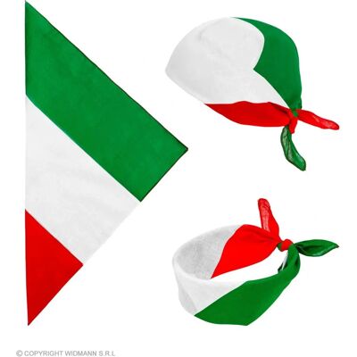 Widmann Bandana Bandeira Italiana - Acessório Festivo Unissex Widmann Bandana Bandeira Italiana - Acessório Festivo Unissex