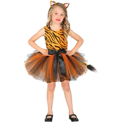 Widmann Tigerkostym för Flickor - Tutu & Svans - 110 Widmann Tigerkostym för Flickor - Tutu & Svans - 110