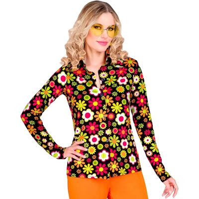Finidi 70-tals blommig Dam L/XL Skjorta - Kläder Finidi 70-tals blommig Dam L/XL Skjorta - Kläder
