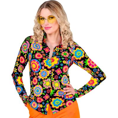 Finidi 70s Floral Women L/XL Shirt - Clothing Finidi 70s Floral Women L/XL Shirt - Clothing