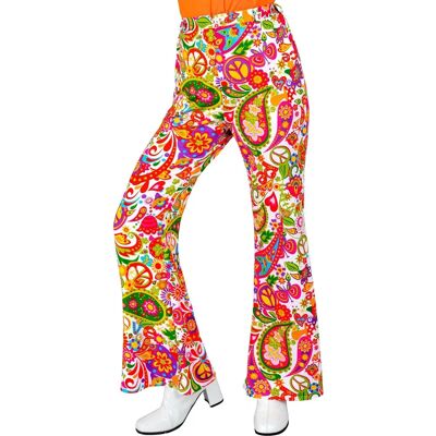 Widmann 70-es évek béke és paisley nadrág - Nők S/M Widmann 70-es évek béke és paisley nadrág - Nők S/M