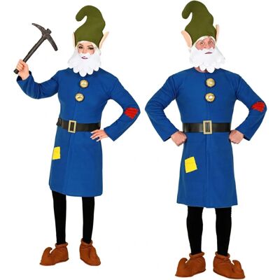 Widmann Blue Dwarf Costume for Adults - Unisex Party Costume Widmann Blue Dwarf Costume for Adults - Unisex Party Costume