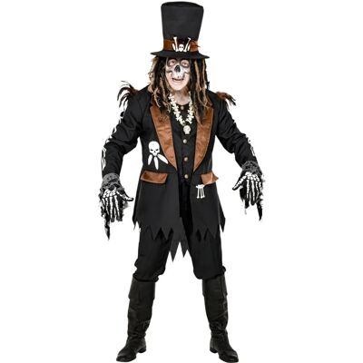 Widmann Voodoo Priest Costume - M - Black - Costume Widmann Voodoo Priest Costume - M - Black - Costume
